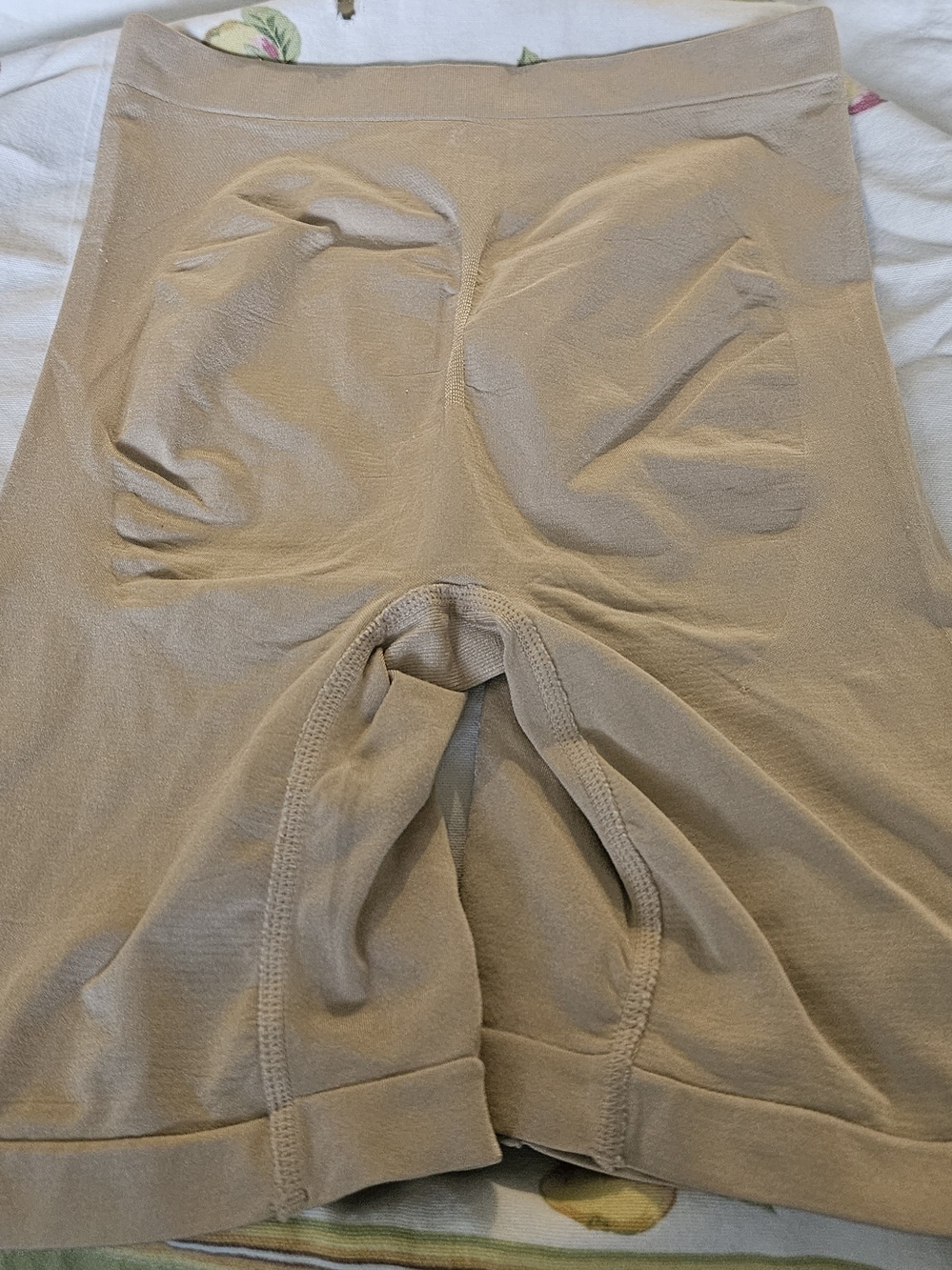 Under Where?Taupe High-Rise Bike Shorts - Picture 3 of 7